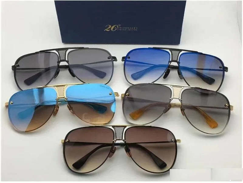 DECADE TWO limited edition luxury pilots fine metal new designers classic fashion lady brand sunglasses original packaging UV400