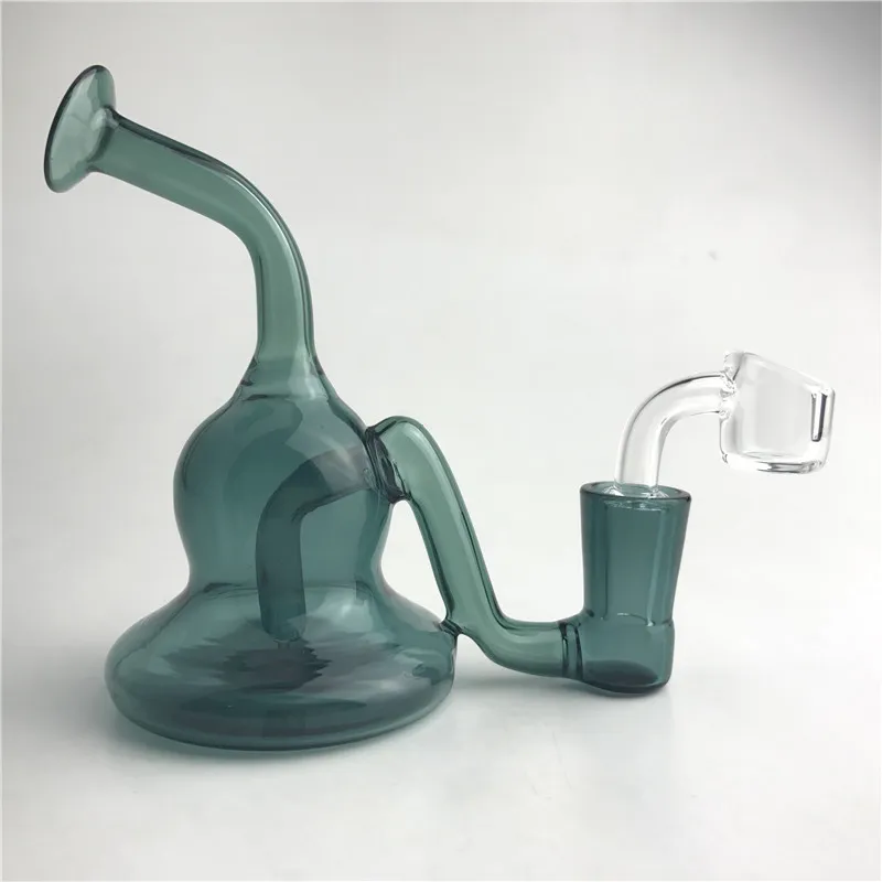 14,4 mm Bong in vetro colorato femminile Rigs Oil Rigs Tubi d'acqua con 3 mm di spessore L XL Quarzo Banger Chiodo 14 mm Chiodi al quarzo senza cupola maschio