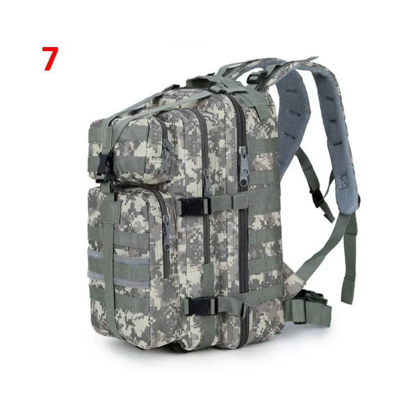 35L Outdoor Bags 3P Military Tactical Backpacks Waterproof Nylon Oxford Camouflage Rucksacks Camping Hiking Bag Trekking Bag