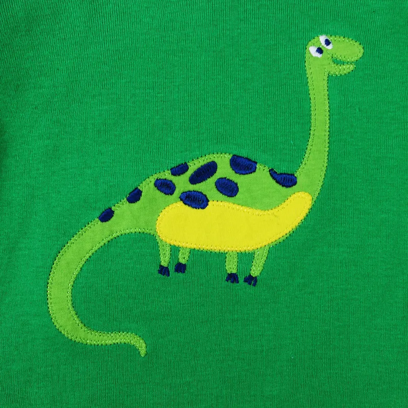 Dinosauro Ragazzi Pijama Pigiama di cotone bambini Cartoon Sleepwear Abbigliamento Pigiama ragazze Siut Maglietta lungaPantaloni Pigiama primaverile4265253