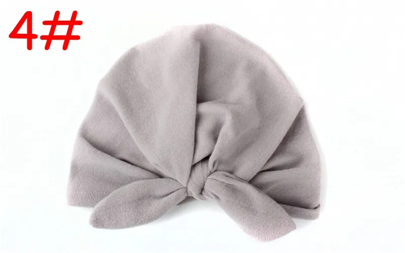 INS Baby Bow Chapéu Orelha Coelho Caps Europa Estilo Nó Turbante Cabeça Wraps Chapéus 10 Cores Infantis India Chapéus Crianças Gorro de Inverno