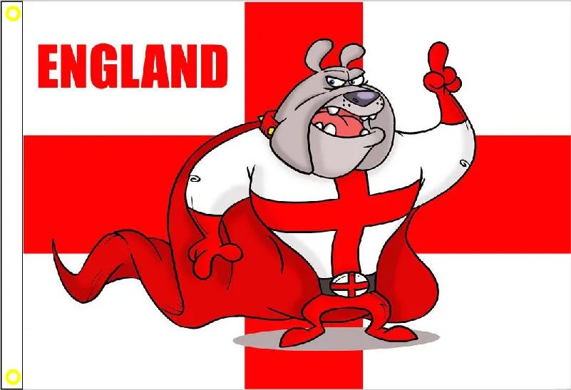 England National Football Team Flag 90 x 150 cm Polyester UK United Kingdom  Cheering Banner For