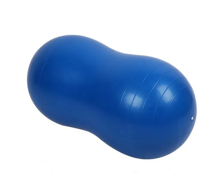 pvc yoga jordnötsboll vuxna kvinnor män fitness kvävning uppblåsbara kropp träning boll fitness träning yoga pilates bollar 90 * 45