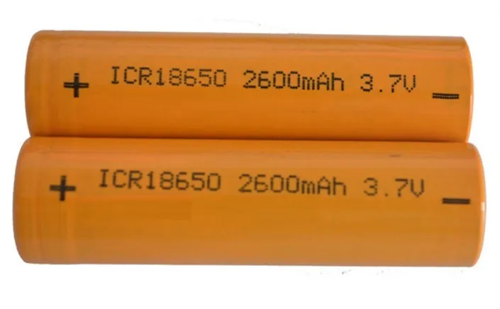 High Quality Real capacity 2600mah 18650 Battery Rechargeable Lithium Batteries