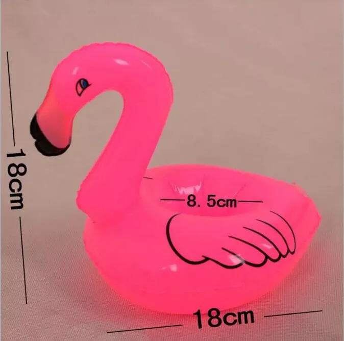 Flamingos Donut Watermelon Pineapple Inflatable Coasters Pool Donut Floating Bar Coasters Floating Drink Cup Holder Bath Toys