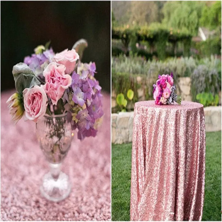 Pano De Mesa De lantejoulas Feitas Sob Encomenda De Alta Qualidade Decorações De Casamento Tabela Contornando Festa de Aniversário Suprimentos 2019 Lantejoulas Toalha De Mesa