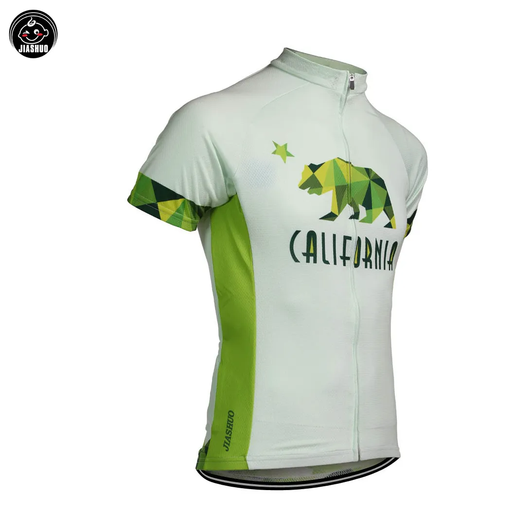California Bear Classical New Mountain Road Race Bike Pro Cycling Jersey koszulki Tops Odzież oddech Air Jiashuo Multi3825956