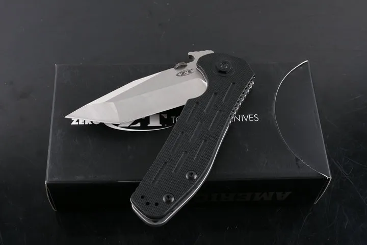 4種類ホットゼロトレランスZT0620ベアリング折りたたみナイフ9CR13MOVブレードG10ハンドル屋外キャンプ戦術ナイフEDCナイフ