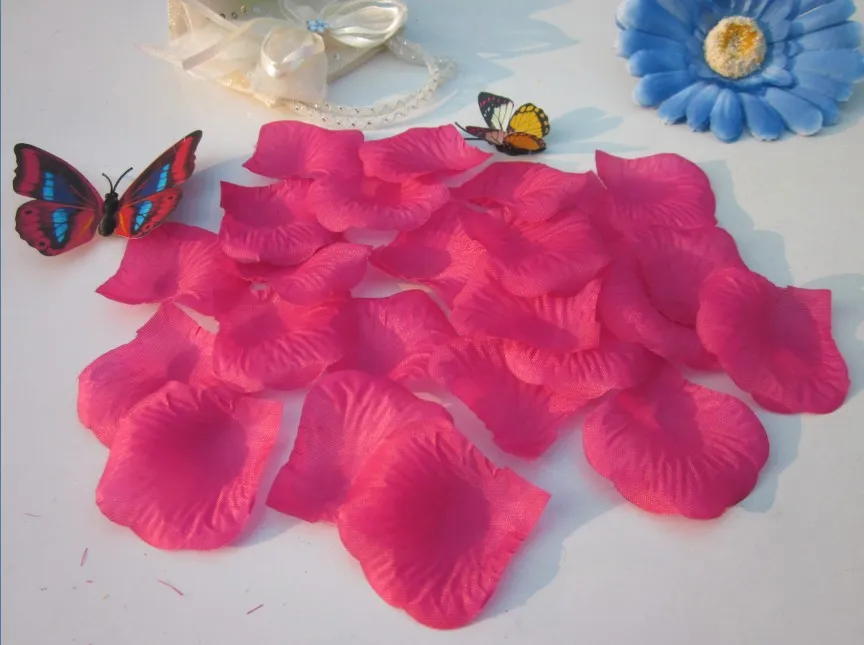 Flowers Silk Rose Petals Wedding Party Table Confetti Decoration Christmas Decor High Quality Multi Colors