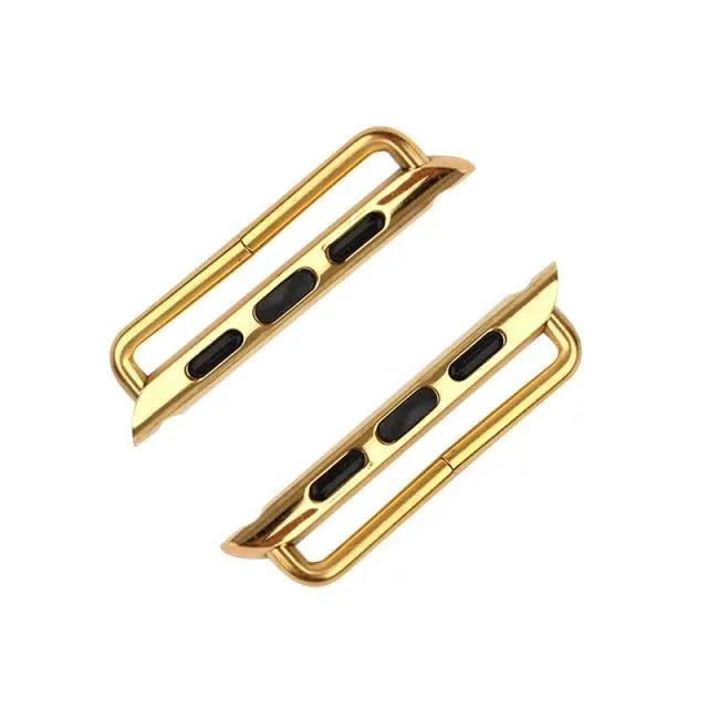 A Pair Metal Band Adapter Connector For Apple Watch series 6 5 4 3 1 2 SE 38mm 42mm 40mm 44mm SPORT EDITION WatchBand lo1784813