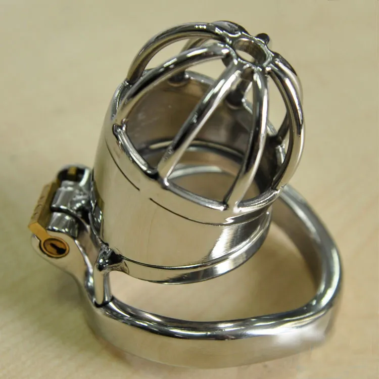 Newest Short Metal Cock Cage for Male Stainless Steel Super Small Chastity Device BDSM Sex Toys