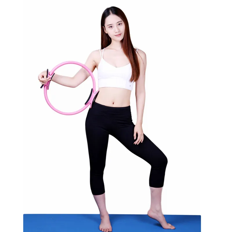 Nuovo Pilates Magic Fitness Circle Yoga Ring CrossFit Workout Sport Yoga Equipment Weight Loss Home Gym Esercizio Eva Circle8174311