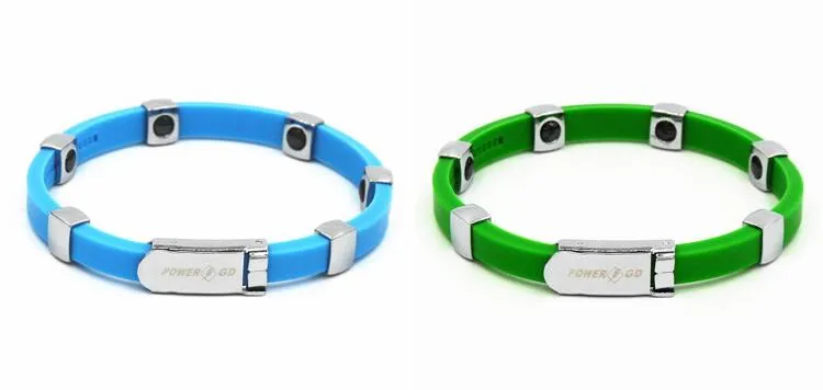 Wireless Anti-Static Bracelet Anion Radiation Energy Health Care Waterproof Silicone Wristband