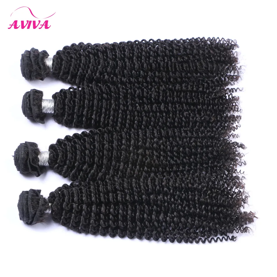 Mongoolse Kinky Krullend Maagd Haar Weefsels Bundels 3 stks Lot Onverwerkte Mongoolse Krullend Haar Weefs Afro Kinky Krullende Remy Menselijk Hair Extensions