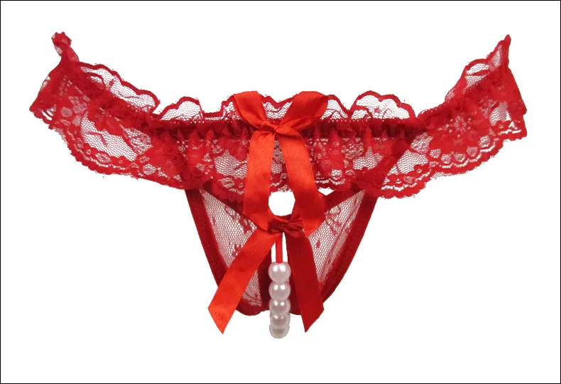 Neue Frauen Perle Sexy Höschen Tangas Spitze Transparent Sexy G-Strings Und Tangas Unterwäsche T-hosen Dessous Panty Opcion Regia DHL schnelle schiff