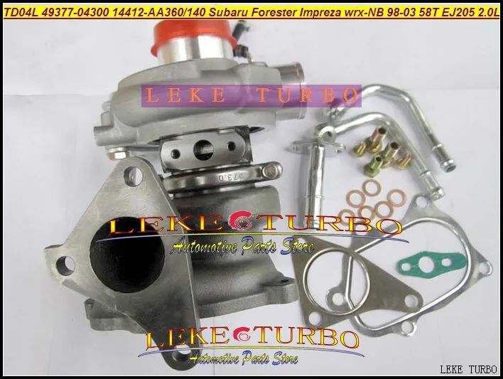 TD04L TD04HL-13T 49377-04300 14412-AA360 14412-AA140 Turbo Turbocharger For SUBARU Forester Impreza WRX-NB 98-03 58T EJ205 2.0L (1)