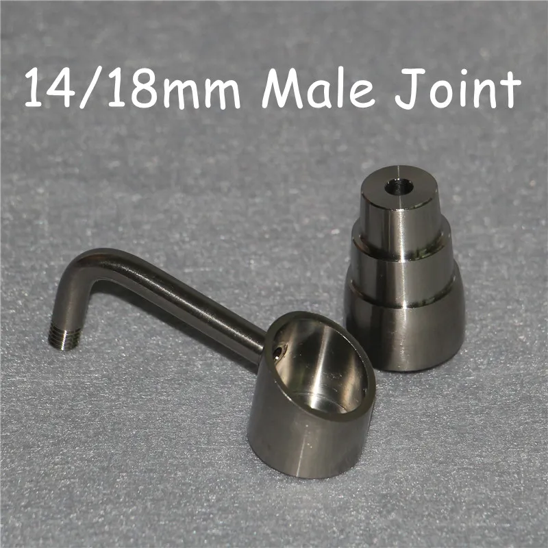 Domeless Gr2 4 in1 Ti Banger Nails Tools Titanium Nail 14mm & 18mm Male Joint Gr2Titanium Bangers