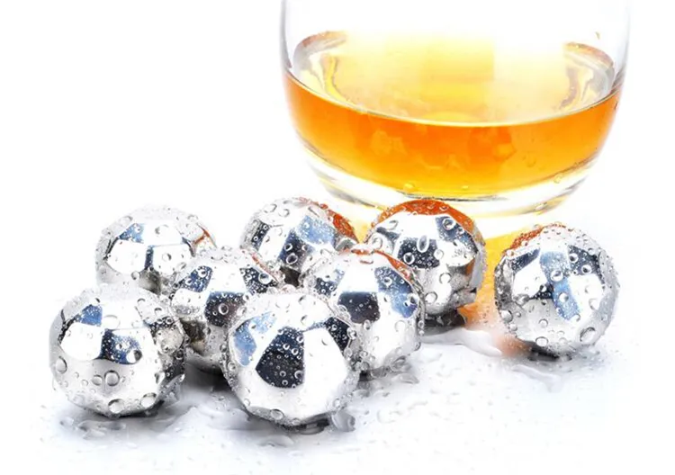 New Stainless Steel Rhombus Models Ices Stones Magic Ice Cubes For