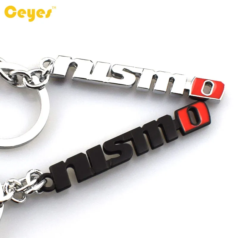 3D Metal Car Key Chain Case Nismo Emblem for Nissan Qashqai Juke Xtrail Tiida T32 almera key حامل السيارة styl2668792