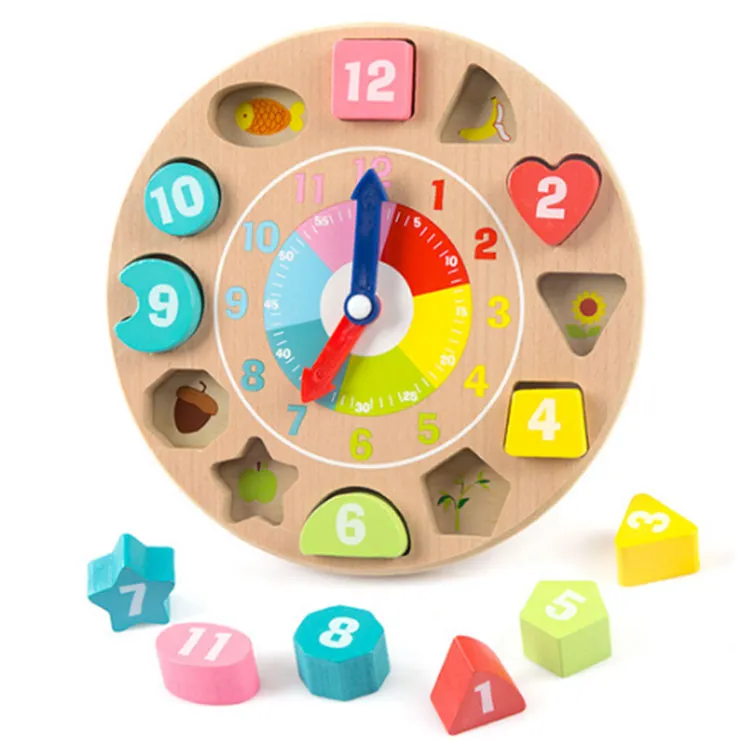 Orologio Giocattolo Bambino Montessori Giocattoli de Puzzle in