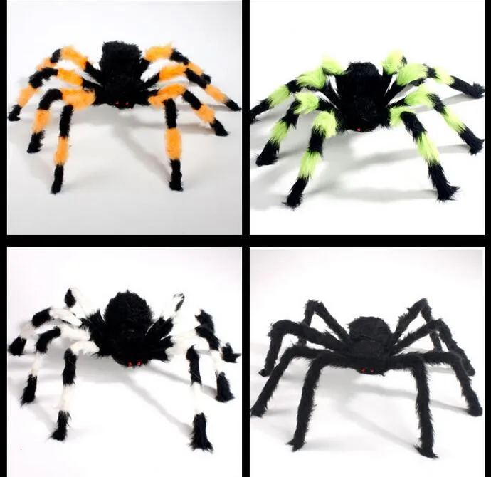 Halloween accessoires araignée enfants festival drôle jouet pour fête Bar KTV halloween décoration en peluche araignée nouveauté bébé cadeau