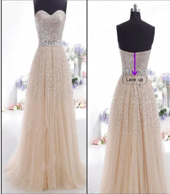 Free Shipping cocktail Sequins Long Formal Prom Dress Party Ball Gown Evening Hot New Dress