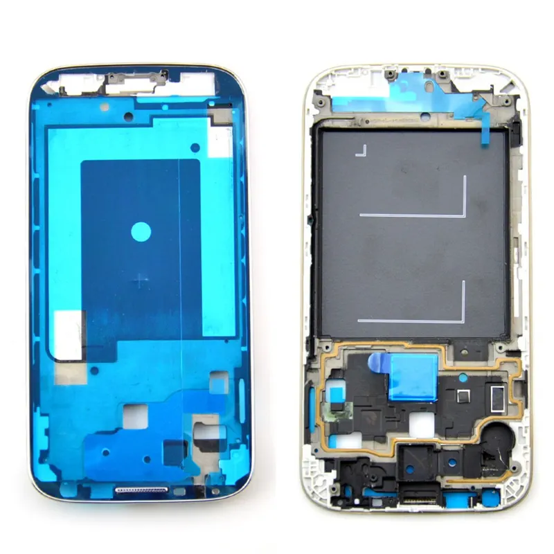 100 sztuk OEM NOWOŚĆ DLA SAMSUNG GALAXY S4 I9500 I9505 I337 Front Obudowa Rama Bezelowa Płyta Średnia Rama Wymiana Bezpłatna DHL