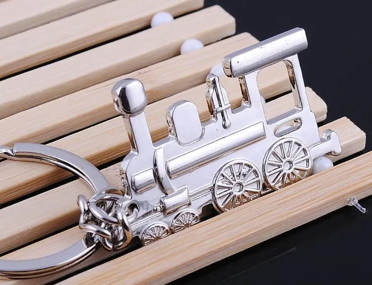 KeyChain key Rings Keyring Holder Steam Train Model Jewelry