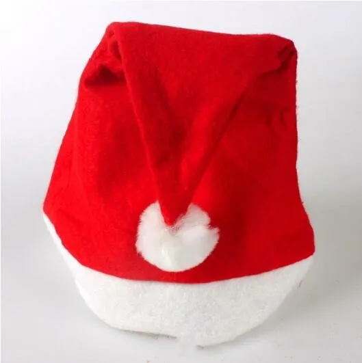 Mode Non-tissés Casquettes De Noël Chapeaux De Père Noël De Noël Cadeaux De Noël Décoration Moins Cher Casquette De Père Noël De Noël