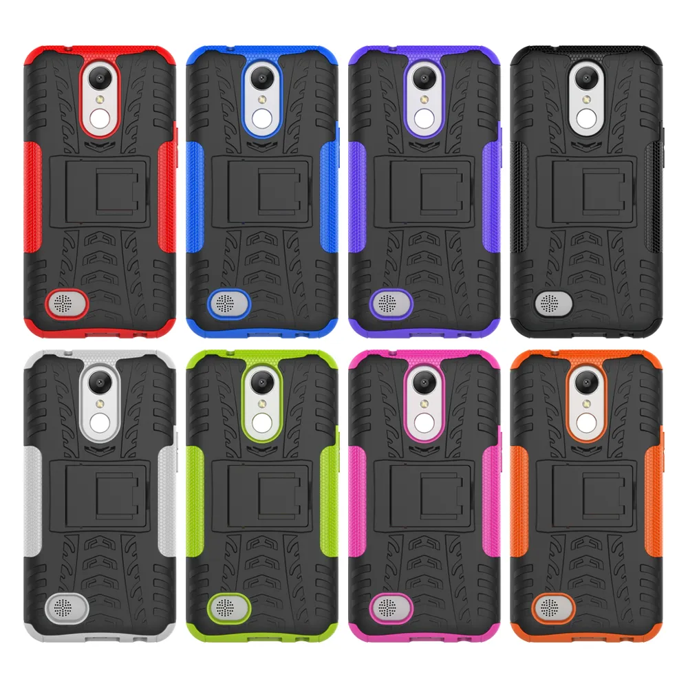 2 en 1 Béquille Hybride Impact Robuste Robuste TPU + PC Housse Antichoc POUR MOTOROLA Moto C Plus E4 E5 PLUS E5 PLAY G6 PLUS G5S 50P