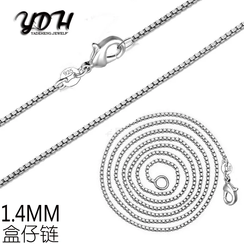 The new 1.4 box Aberdeen down to 2 yuan low-cost co-necklace foreign trade silver necklace hot necklace