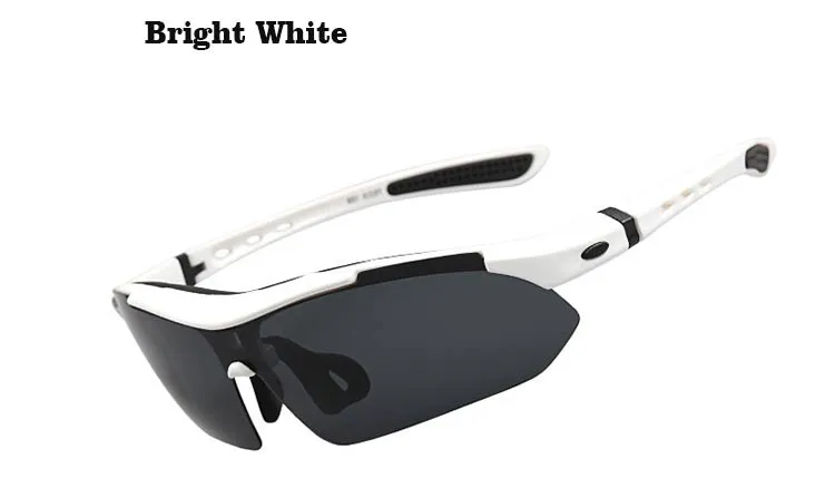새로운 편광 안경 Mens 스포츠 승마 선글라스 선글라스 여성 디자이너 선글래스 바람 증거 야외 스포츠 안경 5 렌즈 UV400