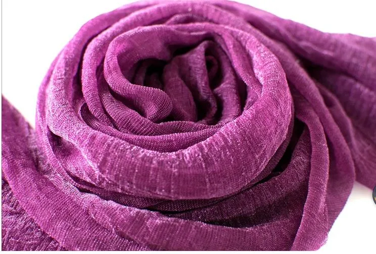 2017 hot verkoop DHL 16 kleuren multicolor womens meisje sjaal snoep kleur zijden sjaals, zoete snoep gerimpeld sjaals, hanger sieraden zijden sjaals