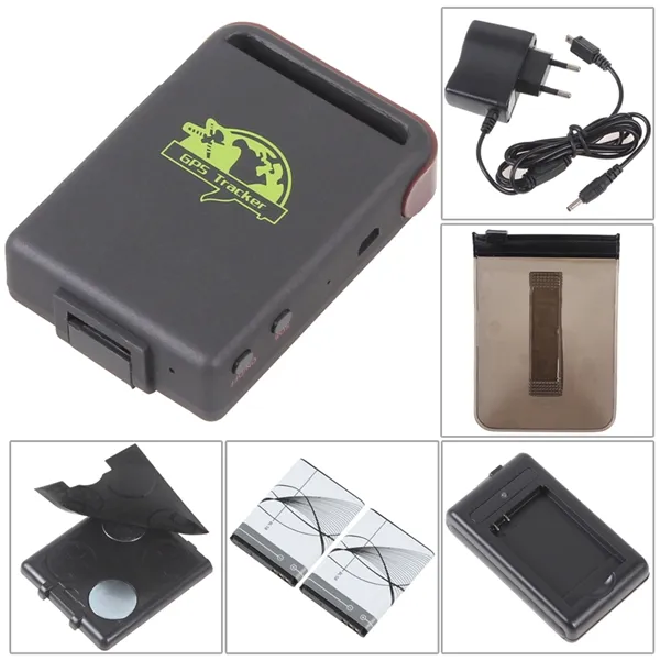 TK102 Realtime GSM GPRS GPS Tracker الأقمار الصناعية GPS مراقب عن بعد SOS إدارة تأجير أسطول المركبات مع بطاريتين