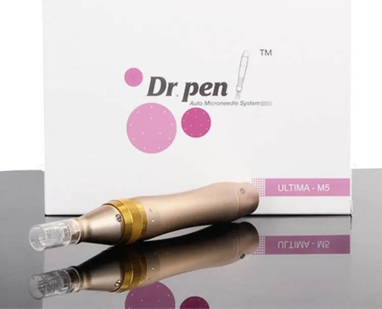 최신 ULTIMA M5-C / M5-W Derma 펜 전기식 마이크로 바늘 롤러 Dr.Pen 5 단계의 디지털 제어