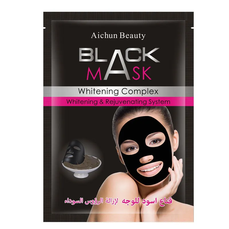 Dropshipping 2017 new hot Maschera la testa nera Anti-Aging 320g Aichun bellezza Pulizia profonda purificante peel off Maschera nera Rimuovi maschere punti neri