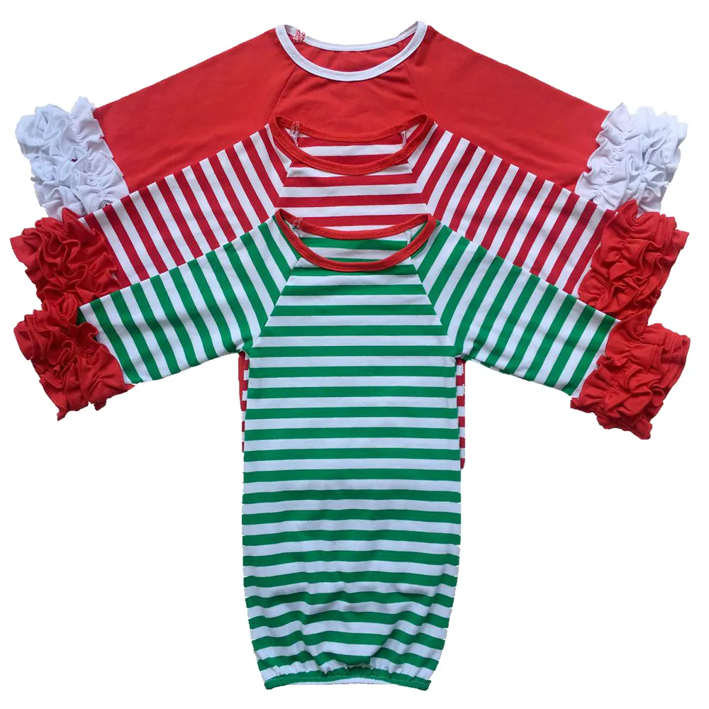 Outono inverno bebê o primeiro vestido de natal personalizado irmão pijama menino menina babados menina recém-nascido levar casa roupa bebê dormir presente