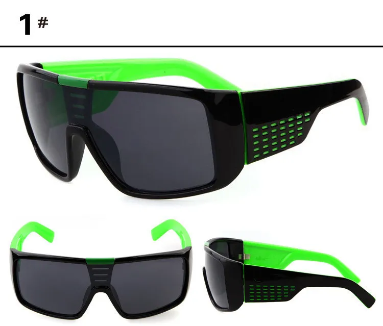 MOQ = MĘŻCZYZN SUNGASSSES MARKATER DE SOL BIG RAME twarz Domo Men Sports Coating Okulowanie Gafas de Sol Masculino B2030754717