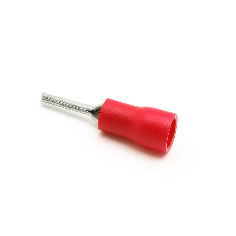 PTV 1-10 TZ-JTK Fio-Ferrules Crimp Conectores Pin-Shaped Pré-Isolamento Terminal Tipo 22-16 AWG Vermelho