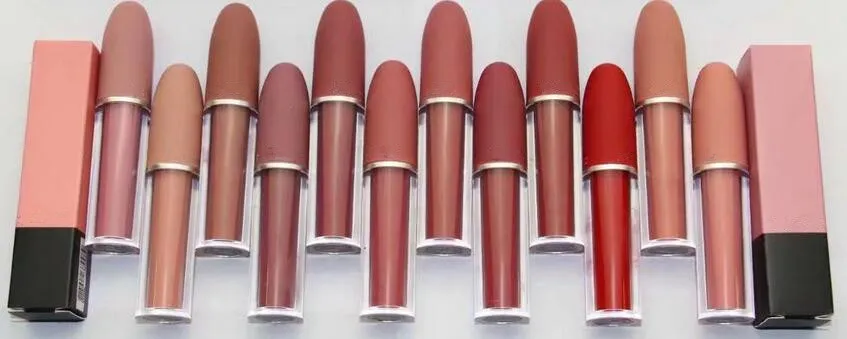 12Pcs Makeup Matte Liquid Lipstick Lipgloss Waterproof 12 Colors For Choose 3g Free Shipping