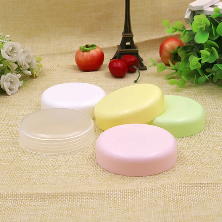 10g/20g empty small plastic bottle jars containers with more color for storage,clear cream tin for skin cream nail art