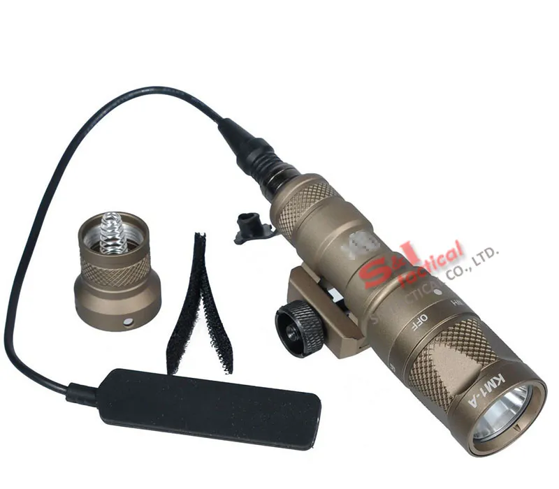 التكتيكية SF M300V-IR الكشفية ضوء بندقية ضوء LED الأبيض والأشعة تحت الحمراء إخراج الأرض المظلمة