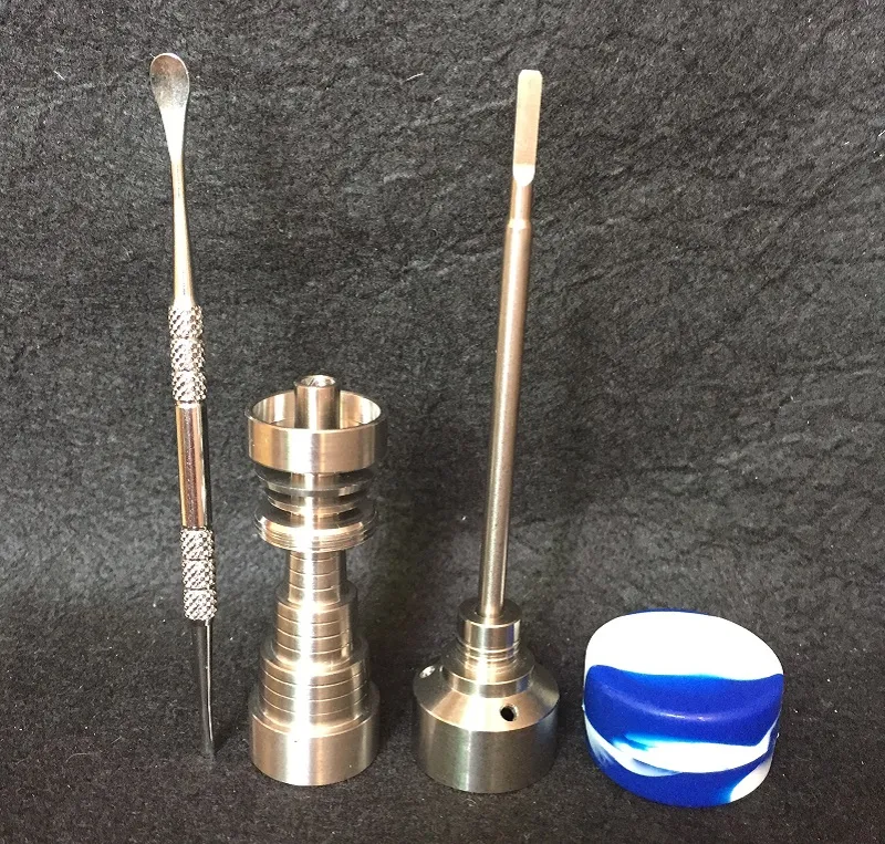 Bongs-Werkzeug-Set, 10 mm, 14 mm, 18 mm, männlich und weiblich, Domeless, Gr2, Titan-Nagel, Vergaserkappe, Dabber-Slicone-Glas für Bohrinseln, Glas-Bong-Rohre