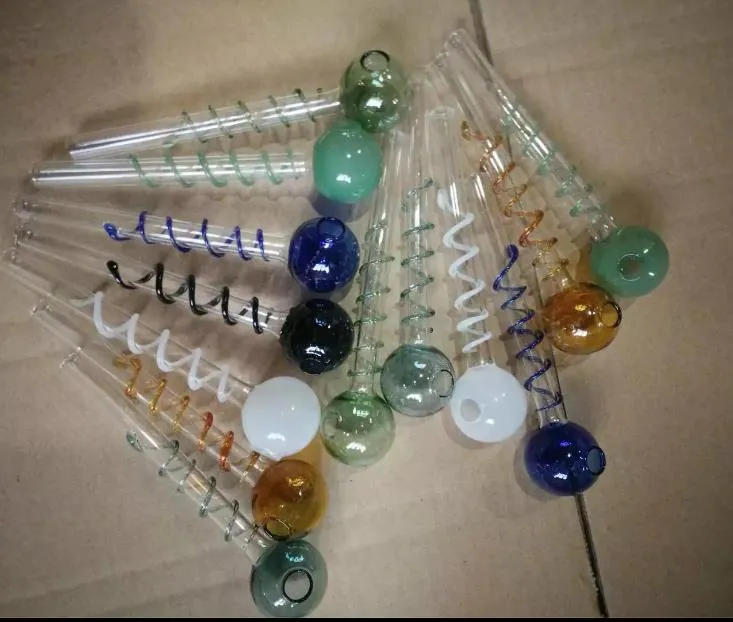 Acessórios de bongos de queimador reto de placa, tubos de vidro de queimador de óleo Tubulações de água Tubos de vidro Plataformas petrolíferas para fumar com acessórios para bongos de vidro conta-gotas