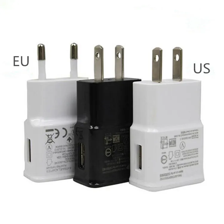 Versand an einem Tag! Fabrikgroßhandel direkt mit Lagerbestand für S7 Wandladegerät Reiseadapter 5V 2A Home Plug mit kostenlosem Versand.