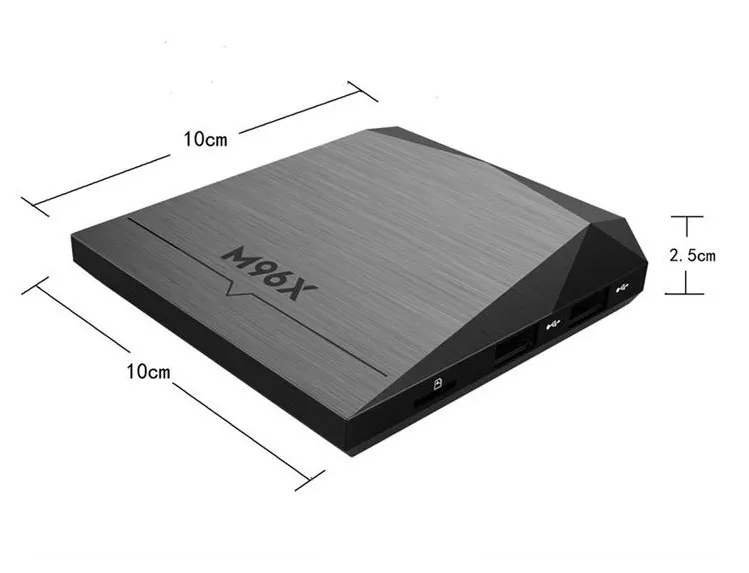 2GB 16GB M96X Android 6.0 TV Box Streaming Amlogic S905X KD17.3 2.4G 5G