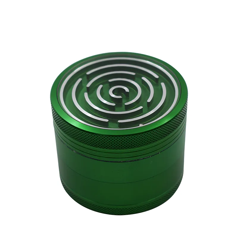 Smoke Steel Ball Maze Playable Herbal Herb Tobacco Moedor Pintado Pollen Catcher Acessórios para fumar