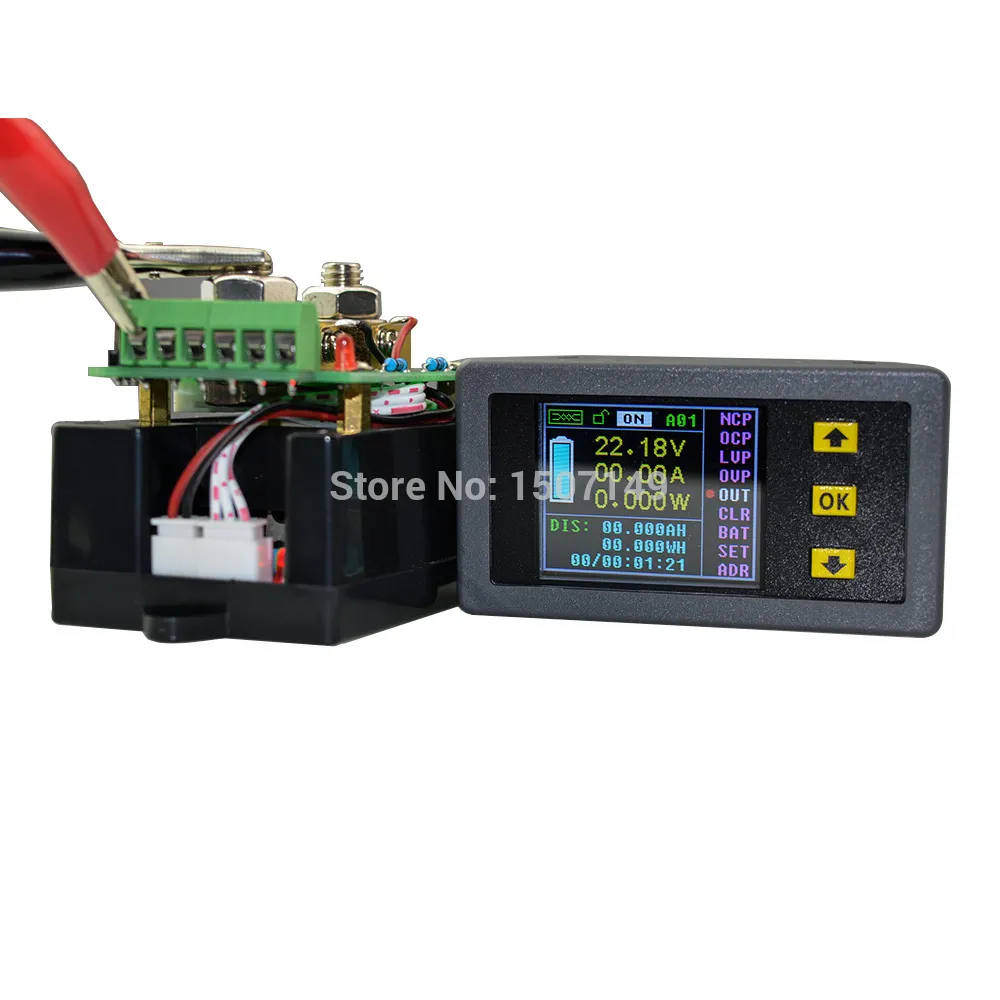 Digitale AC-meter, 100A AC 80~260V LCD-scherm Stroomspanningsvermogensmeter - KWh Watt-monitorpaneel, digitale ampèremeter Voltmeter-multimeter