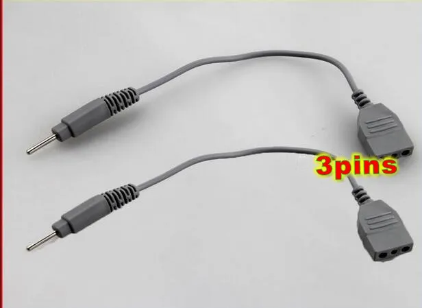 10 pièces 5 paires adaptateur Tieline électrode fils de plomb 3P-to-convertir les câbles à broches avec prise DC 2.0mm