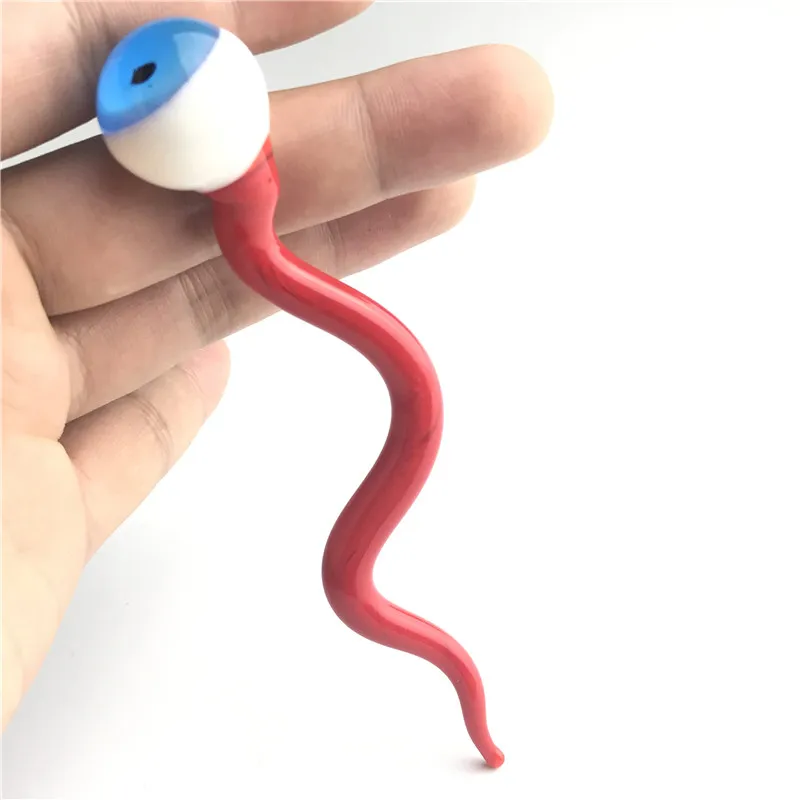 New 5 Inch Snake Eye Glass Dabber Wax Dab Tools Carb Cap with USA red white Wax Dab Tool for Glass Bong